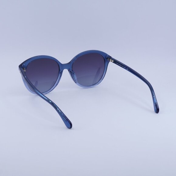 Kate Spade BRIA/G/S 0WTA 9O Sunglasses Blue Round Frame, Grey Lenses main image 10